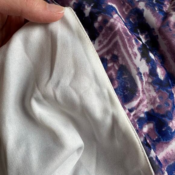 Show Me Your Mumu Purple Haze Katy Halter Mini Dress Womens Size L Boho - Picture 9 of 9